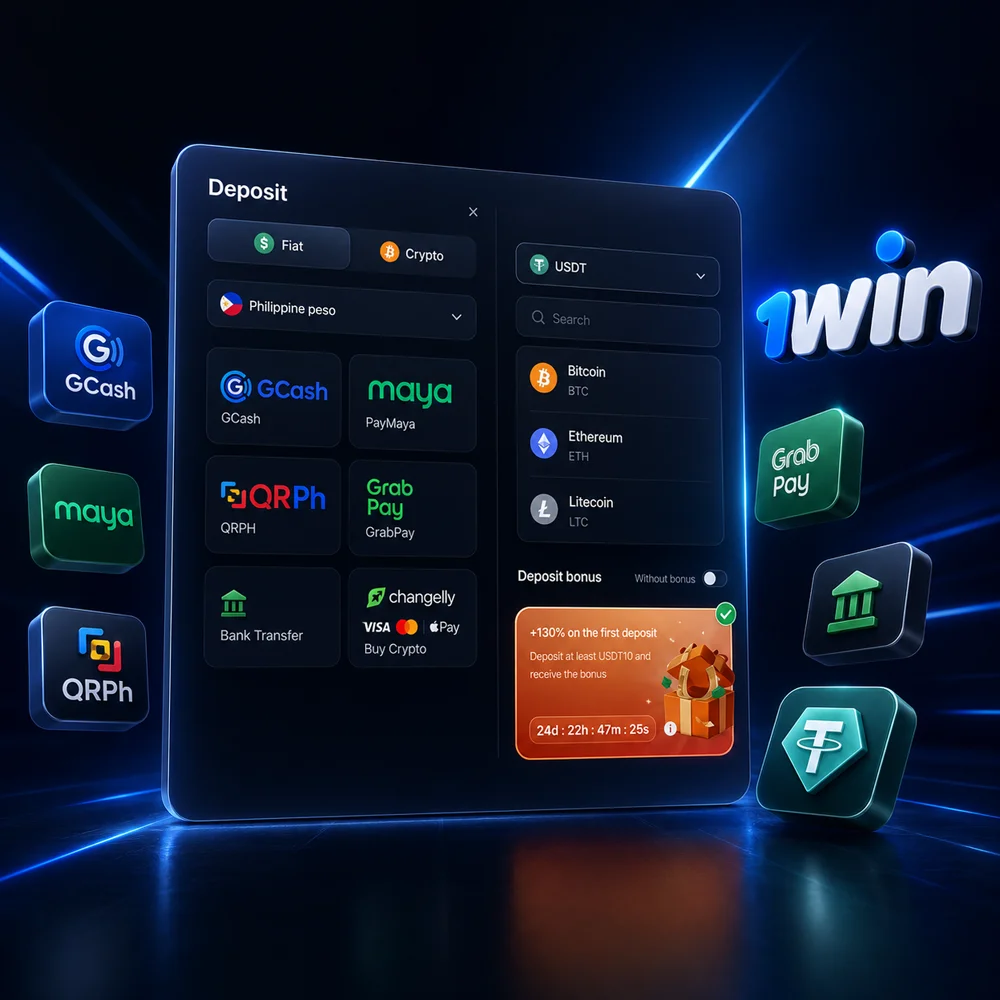 1win Official Payment Methods for Deposit and Withdrawal in Philippine Pesos PHP 2026