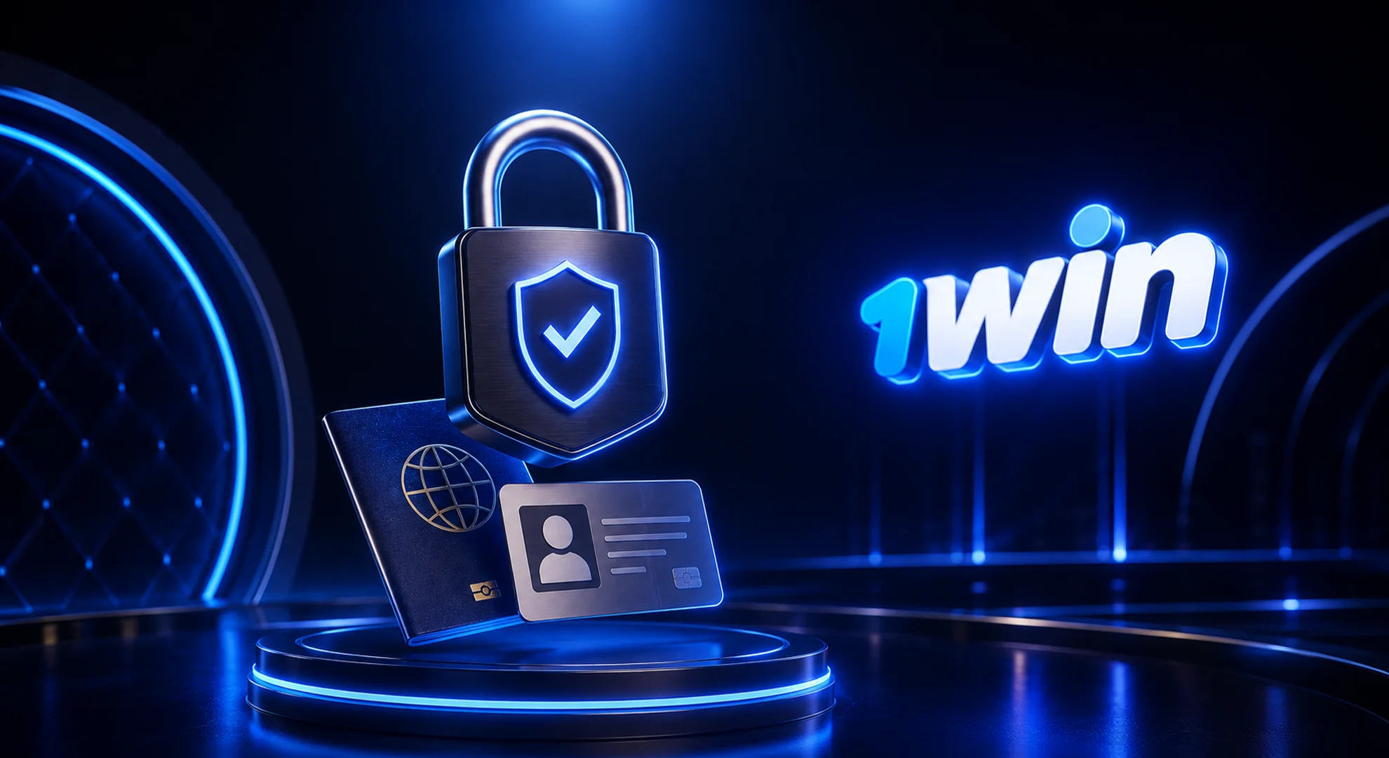 1win Philippines official KYC account verification with secure lock and valid ID documents 2026